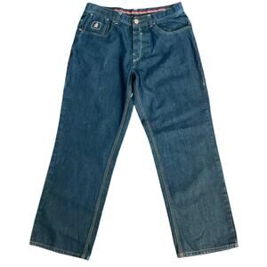 Parish Nation Dark Wash Straight Leg Workwear Jeans Size 36